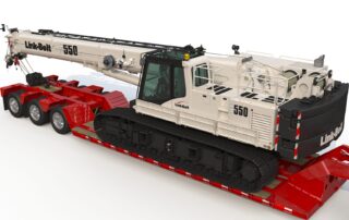 TCC-550 telescopic crawler crane
